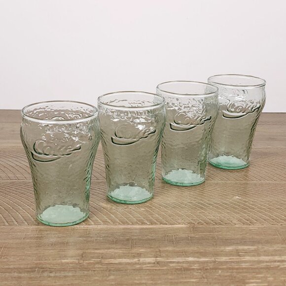 Coca Cola Glass Set of 4 Glasses - Picture 2 of 5